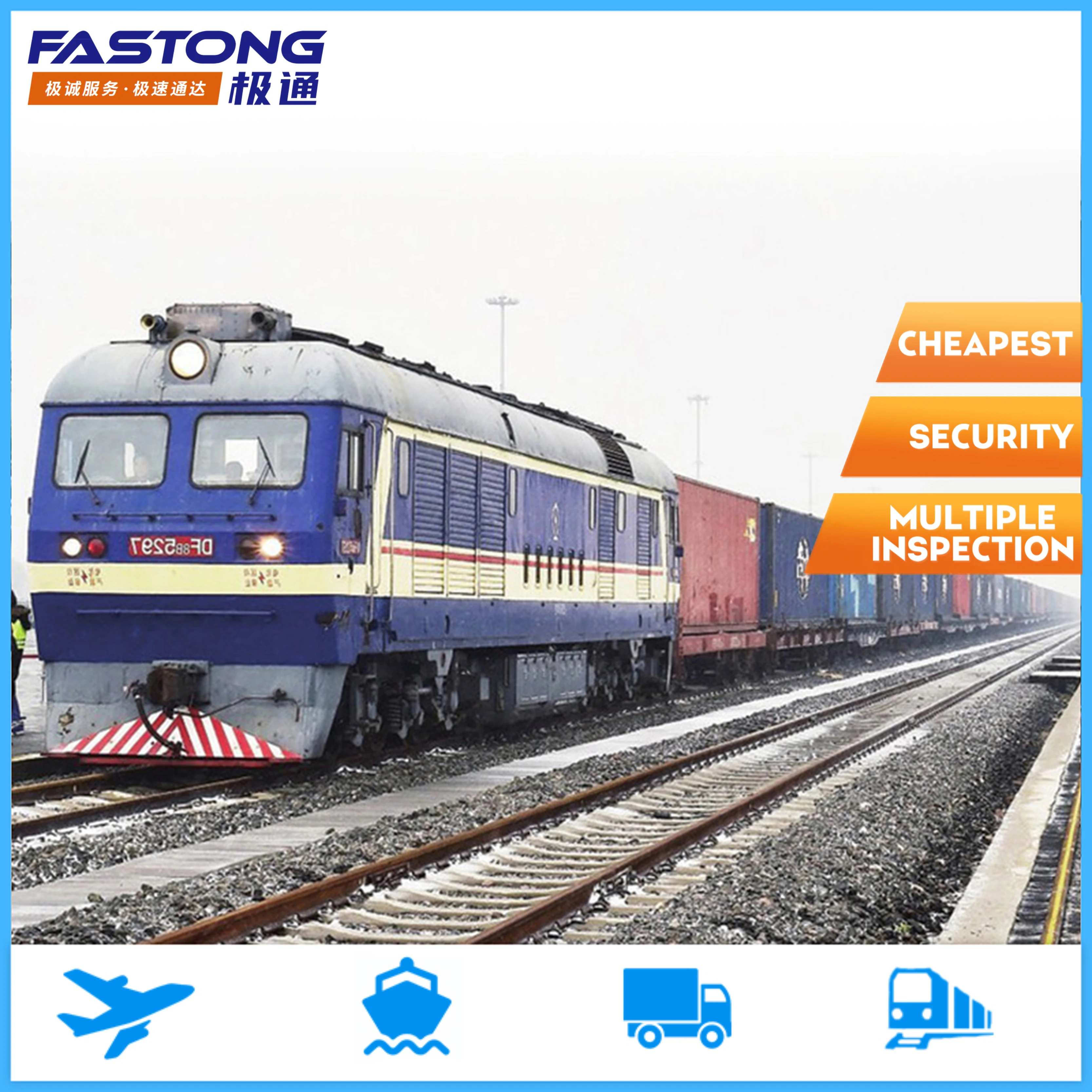 Cheap Quick Delivery Door To Door Container Freight Forwarder Railway Shipping Agent To Uzbekistan