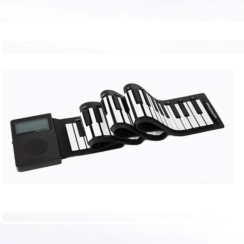  Hot Sale Mini Keyboards Portable Electronic Roll Up Piano With Built-in Speaker For