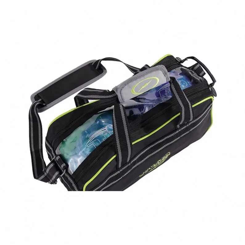 In Stock OEM Customizable  Polyester 2 Ball bag  bowling bag