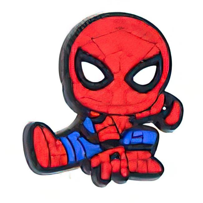 Cute Cartoon Spiderman clog Charms Shoes Decoration Accessories Rainbow Bear clog Charm For clogks Shoe Decorations