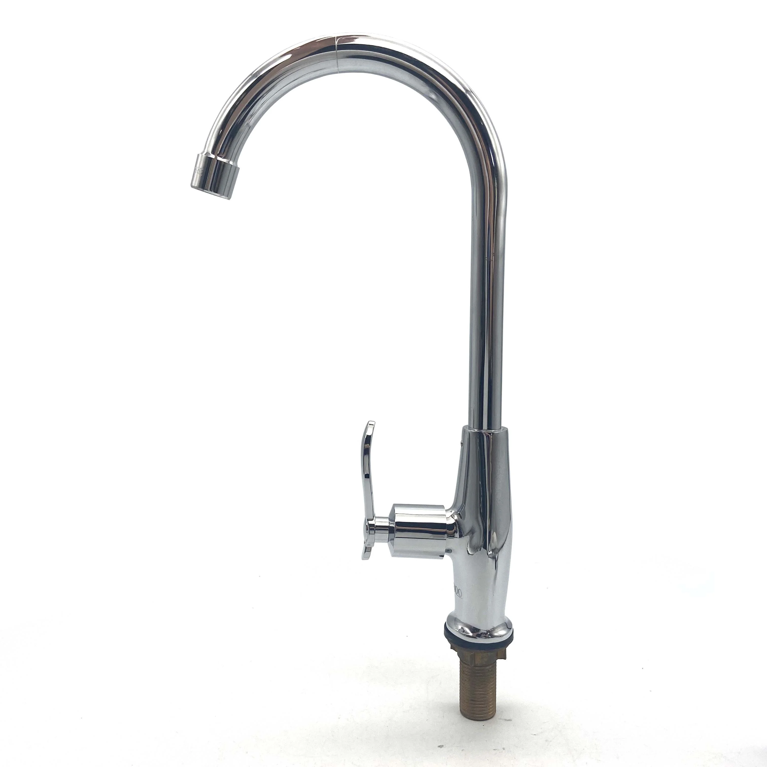 MCPOLOO Water Brass Kitchen Goose neck Sink Faucet Tap