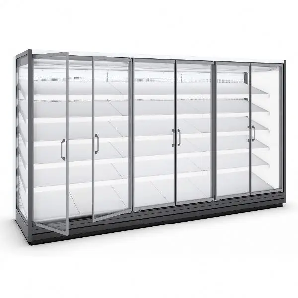 
 Коммерческий вертикальный холодильник известного бренда, открытый холодильник для овощей и фруктов  