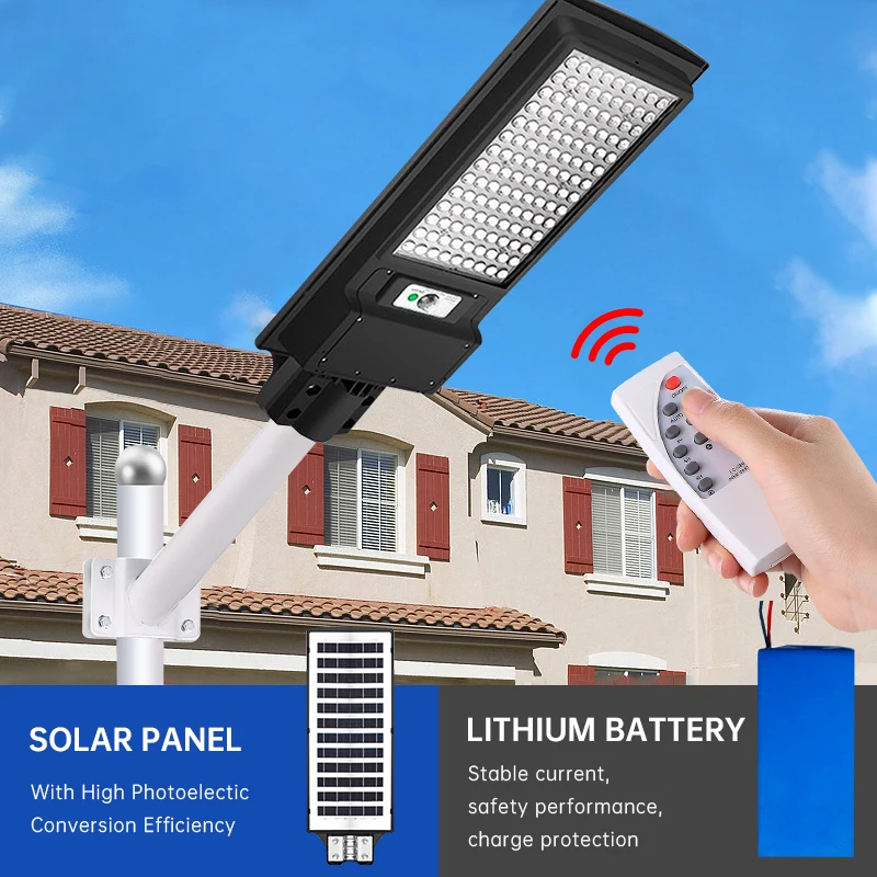 New Type of Solar Outdoor Courtyard Household Human Body Induction Lighting Street Lamp Solar Street Lamp