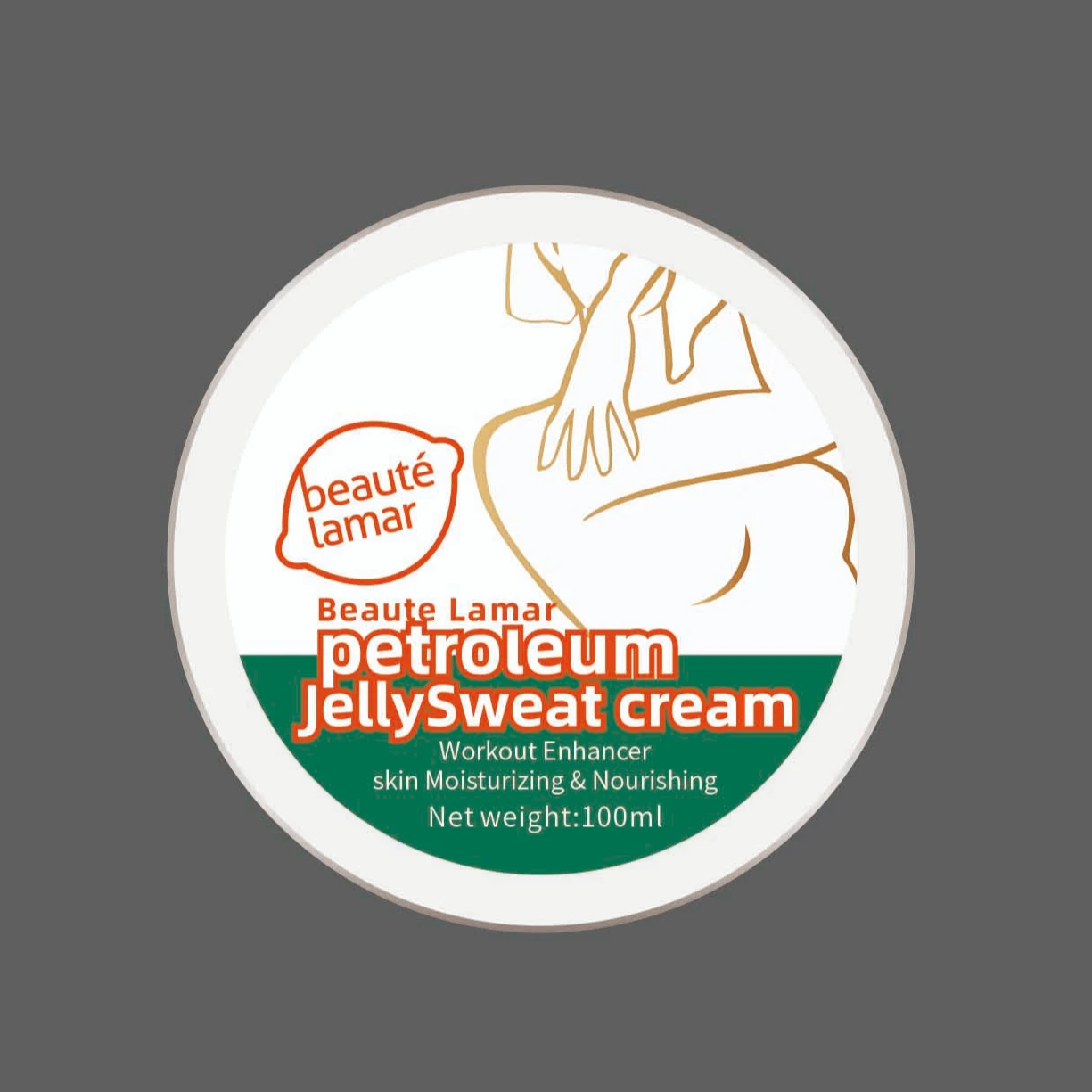 top factory supply coconut customized sweat cream fat burner petroleum jelly body lotion