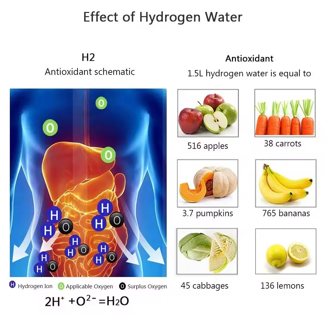 Hydrogen Water Bottle Portable Hydrogen Water Ionizer Machine Generator Hydrogen Rich Water Glass Health Cup
