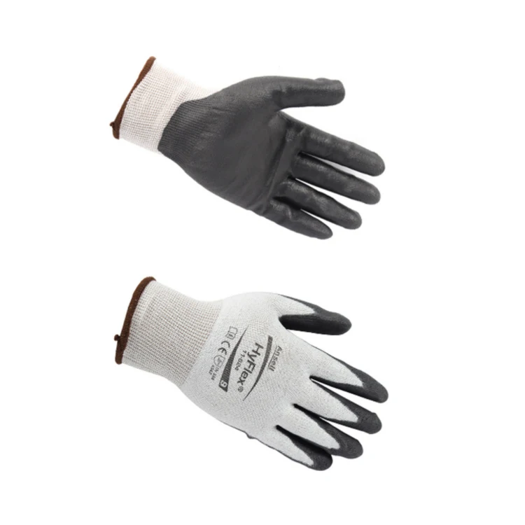 Перчатки Ansell brand Hyflex Ansir 11-624 ультратонкие перчатки для ремонта машин стойкие к порезам и не режущие убоя