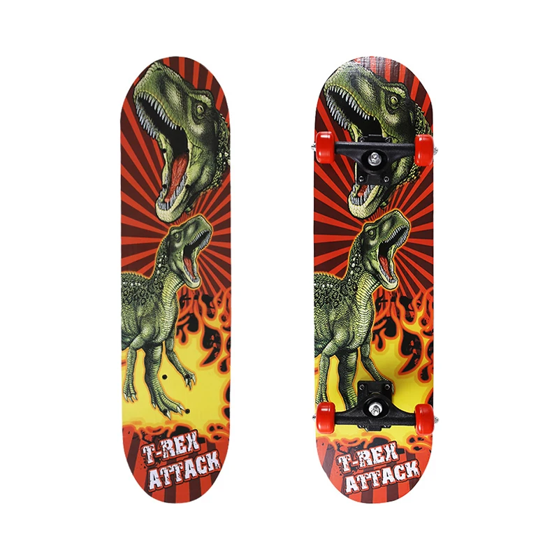 Hot selling four wheel skateboard maple veneer skateboards beginner professional skateboard