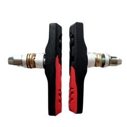 Комплект тормозных колодок для горного велосипеда, V-тормозные колодки с шестигранной гайкой и прокладками, бесшумные, без скольжения, для горного велосипеда