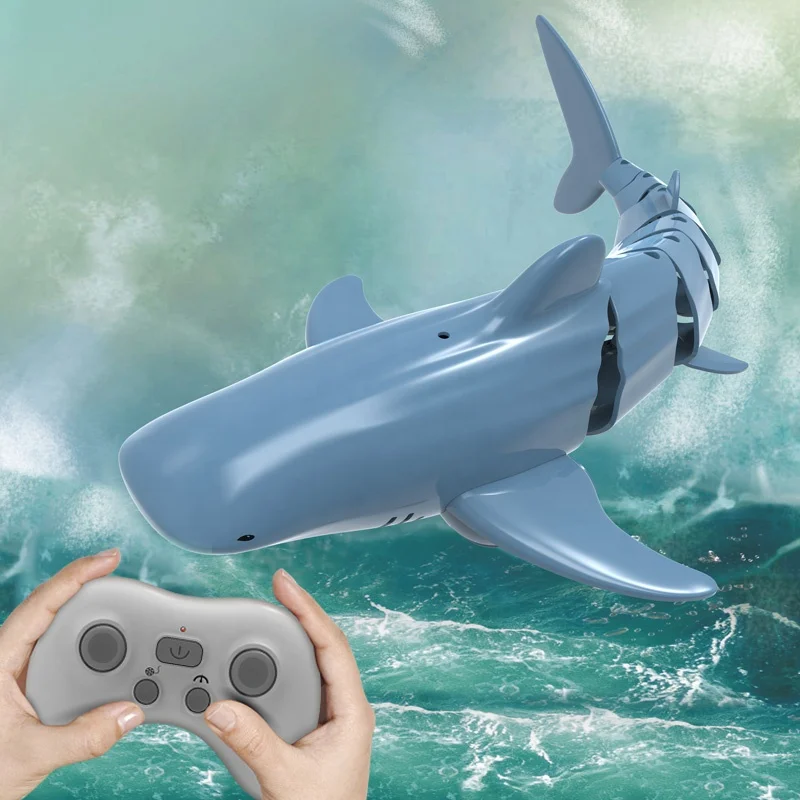Remote control toy shark rc roat toy electric RC shark fish toy