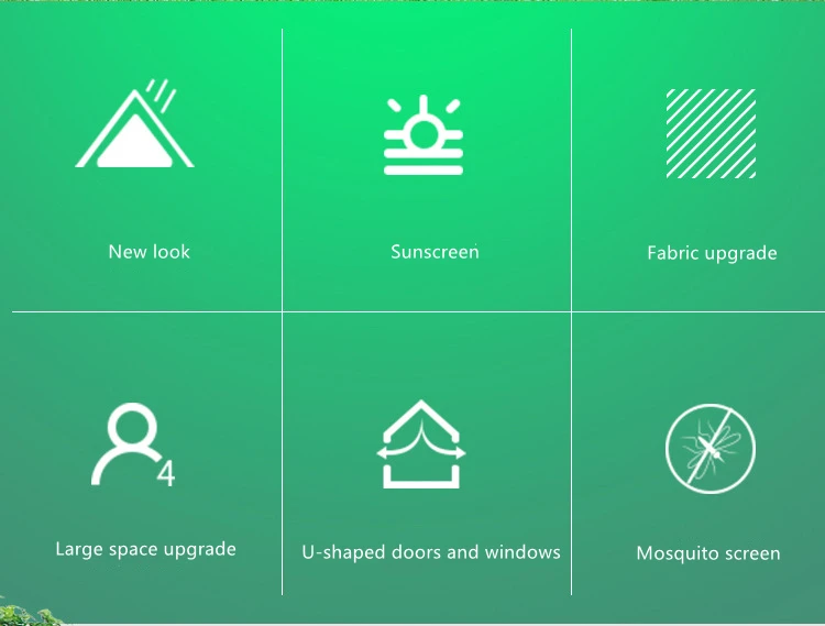 Outdoor full-automatic quick opening tent 3-4 people 5-8 people camping tent outdoor