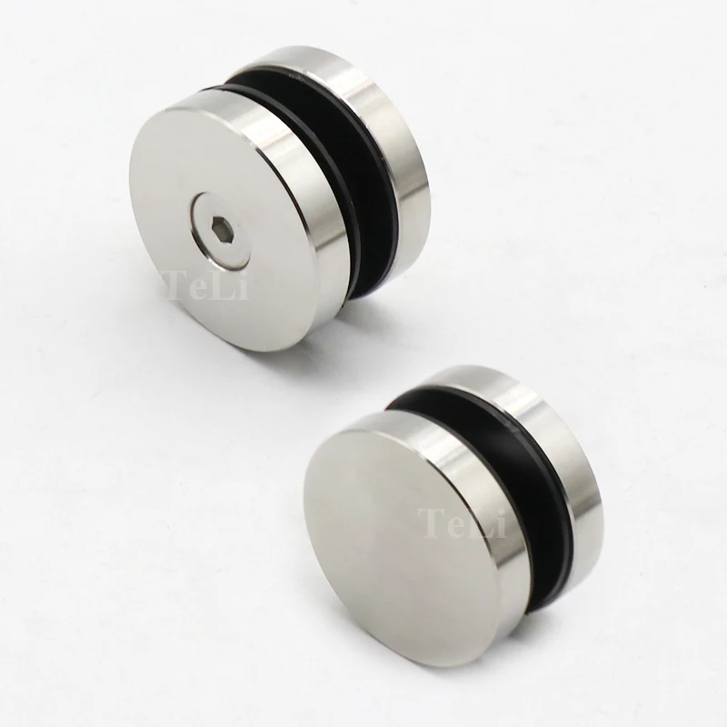 Balustrade wall to glass stair glass handrail fittings stainless steel corner connector clamp pin bracket