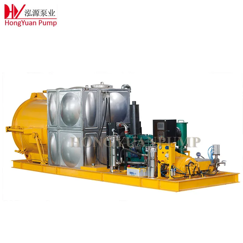 2500bar reliable heavy duty road marking remove high pressure pump unit