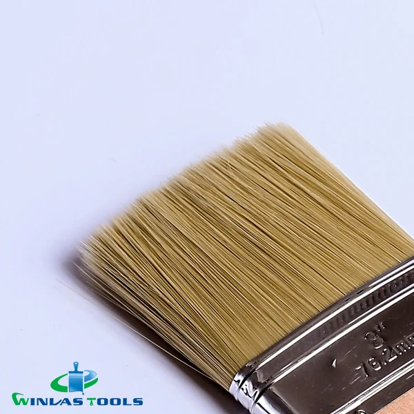 factory direct price wood handle brush Flat paint brush set