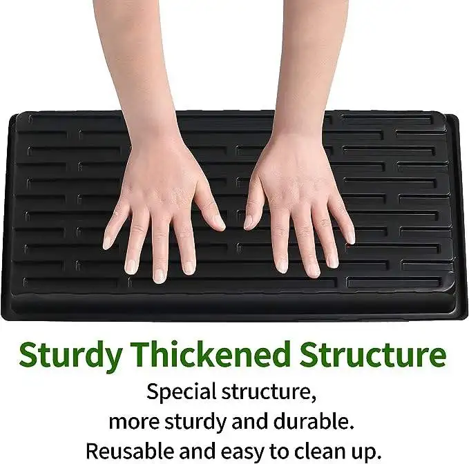 High Quality seed starter sprouter tray microgreen sets 1020 flat nursery Plant gardening Germination Growing Seedling Tray