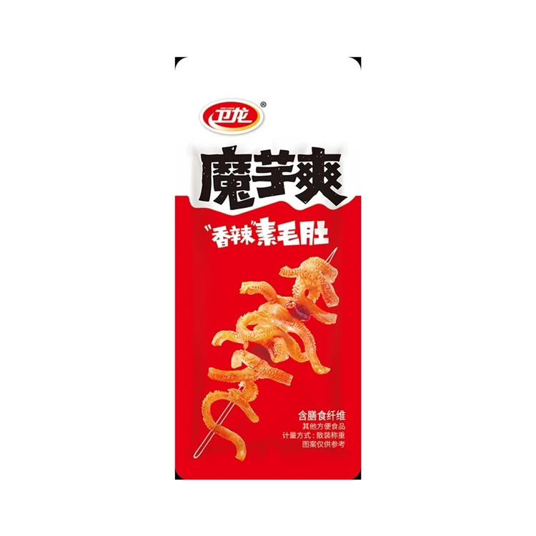 18g bags Wholesale Weilong import snack  chinese grain Snacks Spicy Individual Packaging Snacks vegetable Mala Konjac food