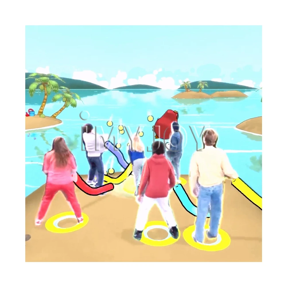 Large screen action interactive ar holograph projection digital gaming challenges room immersive activate mr funny games