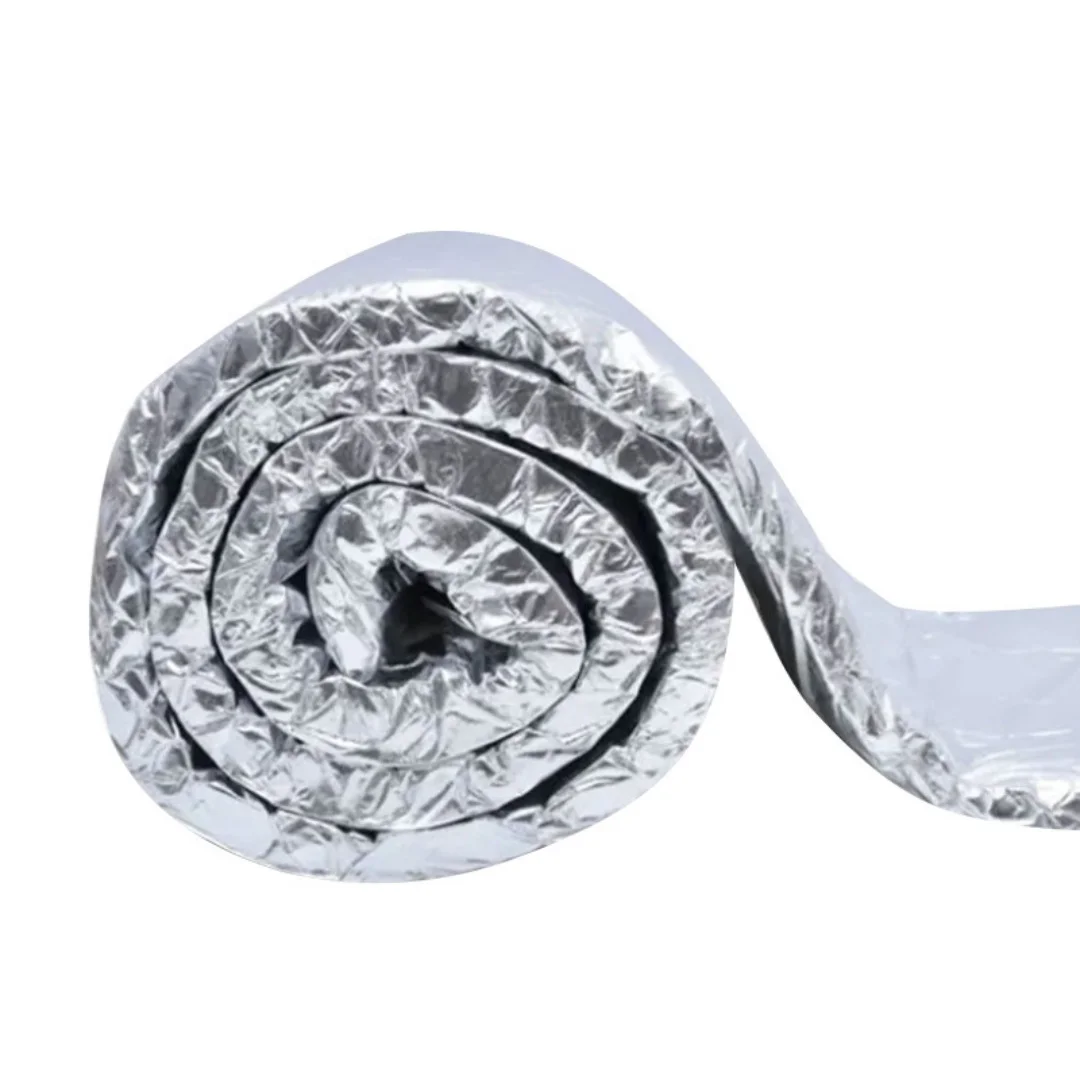 HVAC High temperature resistant smoke exhaust package  aluminum foil wrapped ceramic wool