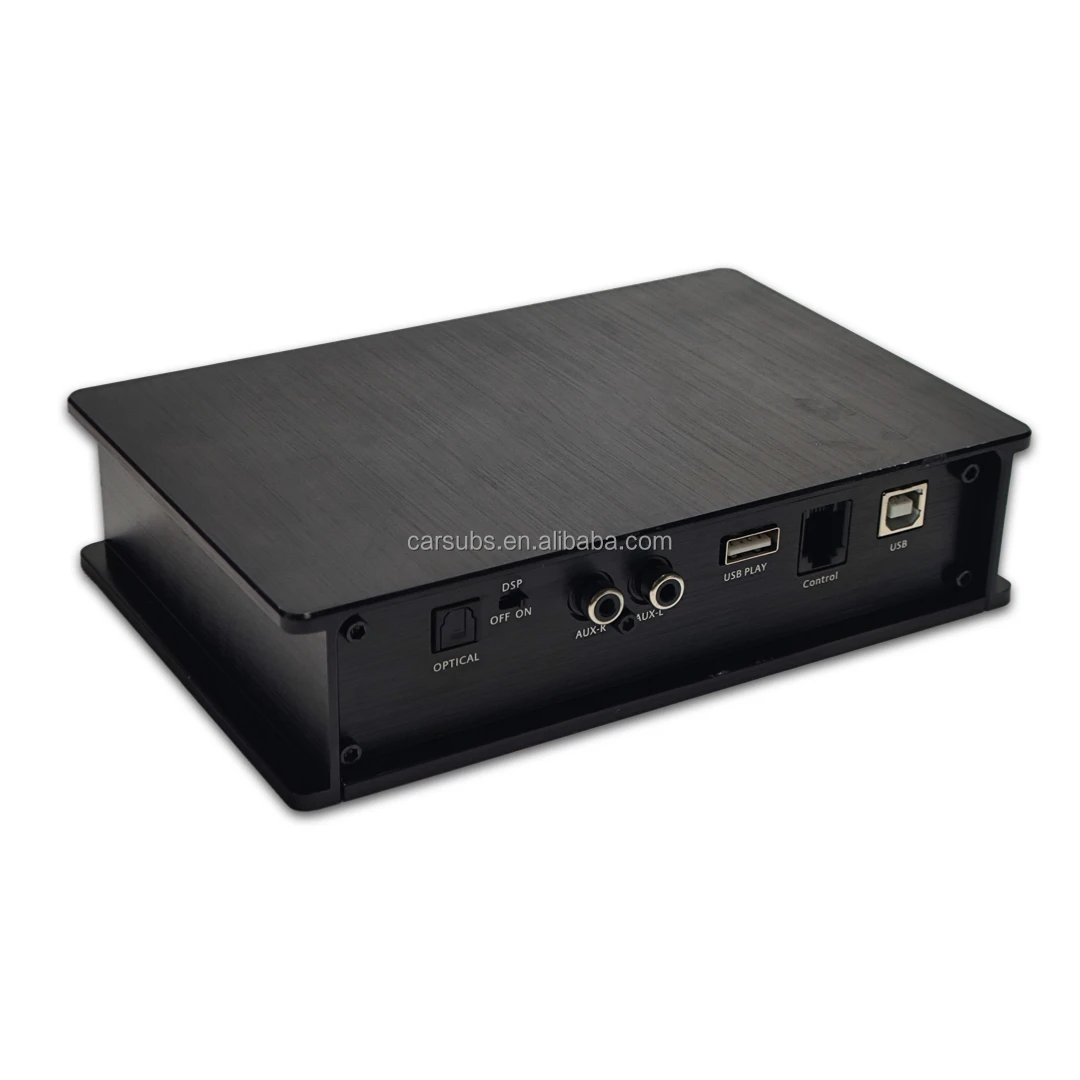 31 EQ Car Stereo Android Amplifier with Equalizers App  Adjust 4 in 4 out 6CH RCA out Class AB Car DSP amplifier