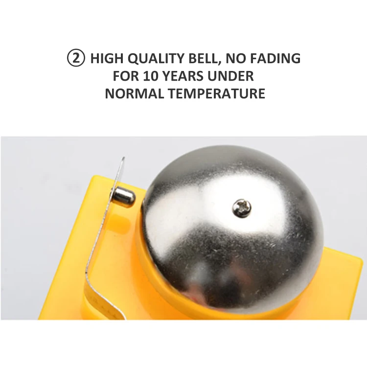 Suitable For Multiple Scenarios Large Current Stainless Steel Electric Bell