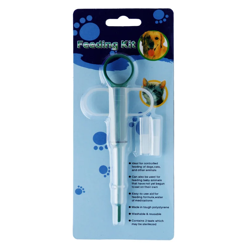 Push-Type Pet Medicine Feeder Pet is Given Medicines Medical Feeding Tool Silicone Pet Tablet Syringe For Cats Dogs