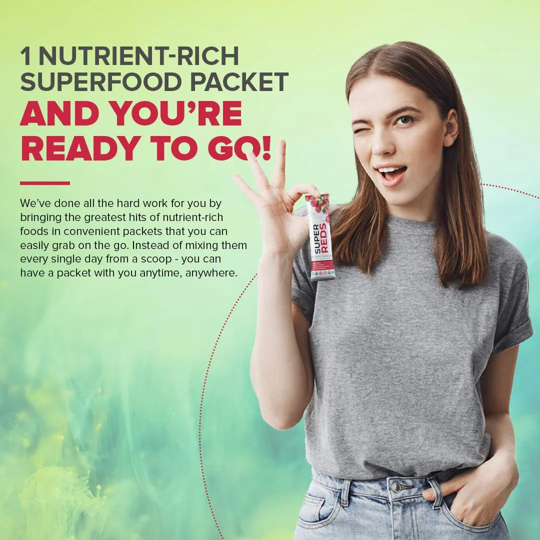 OEM Organic Super Foods Supplement Reds & Greens Superfood Solid Drink Powder with Antioxidants for Digestive Enzymes