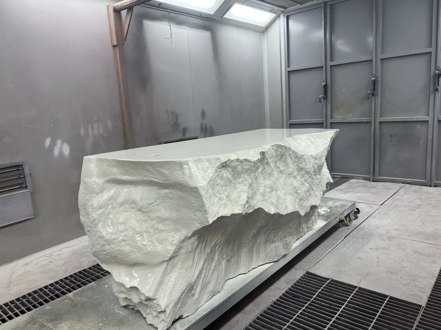 3D printing special-shaped customized stone shape bar counter reception desk