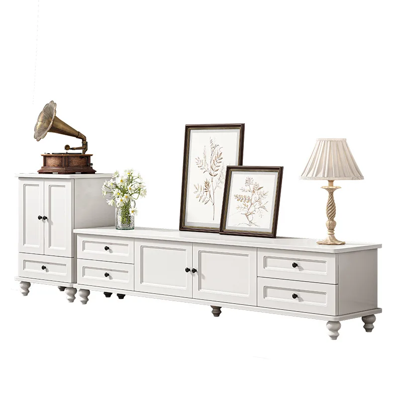 Living room modern bedroom high cabinet light luxury American TV side cabinet