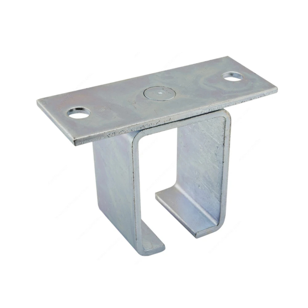 RHETECH Hot sale European Style Single Box Rail Splice Bracket with Clamp Screws for Wall Mount Steel Box Rail Joint Connector