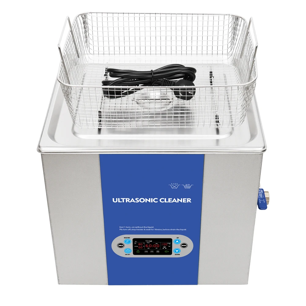 Good quality power adjustable lcd display vinyl record washing ultrasonic cleaner with washing basket