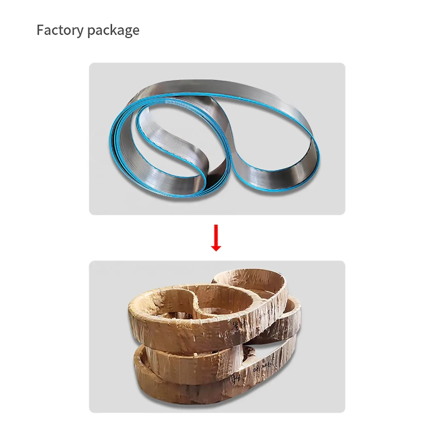 TGS Factory Wholesale Customized Stellite Carbide Tipped Woodworking Stellite Band Saw Blade For Hard Wood Cutting