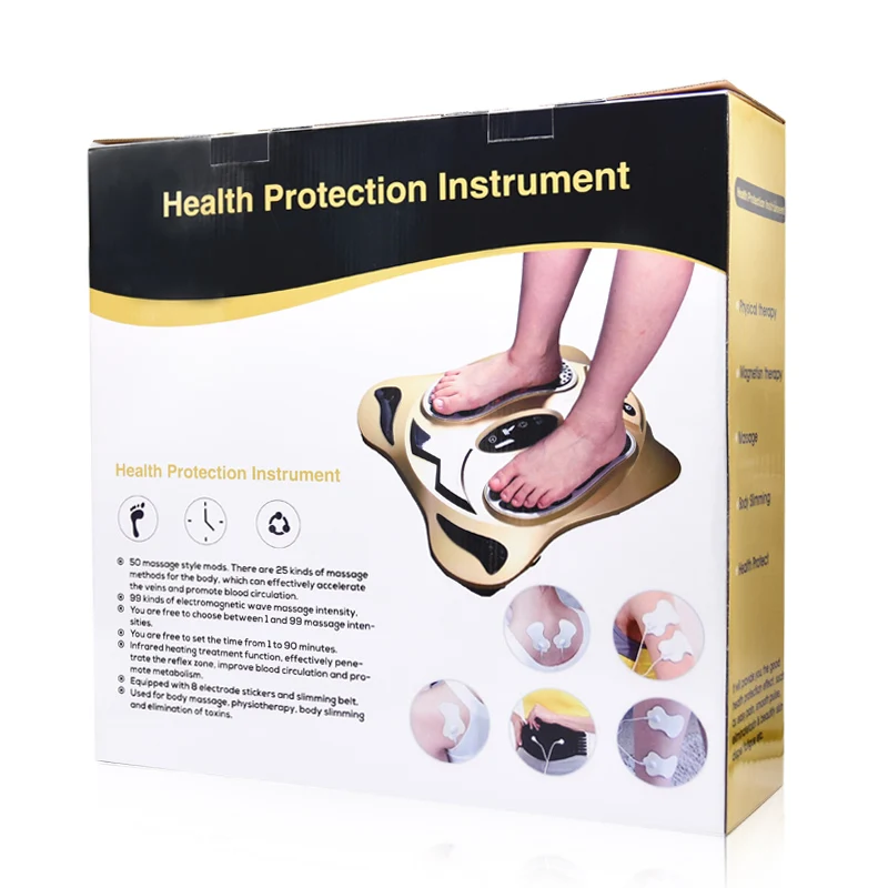 
New price health care equipment home therapy blood circulation vibrating electric ems foot massager machine 