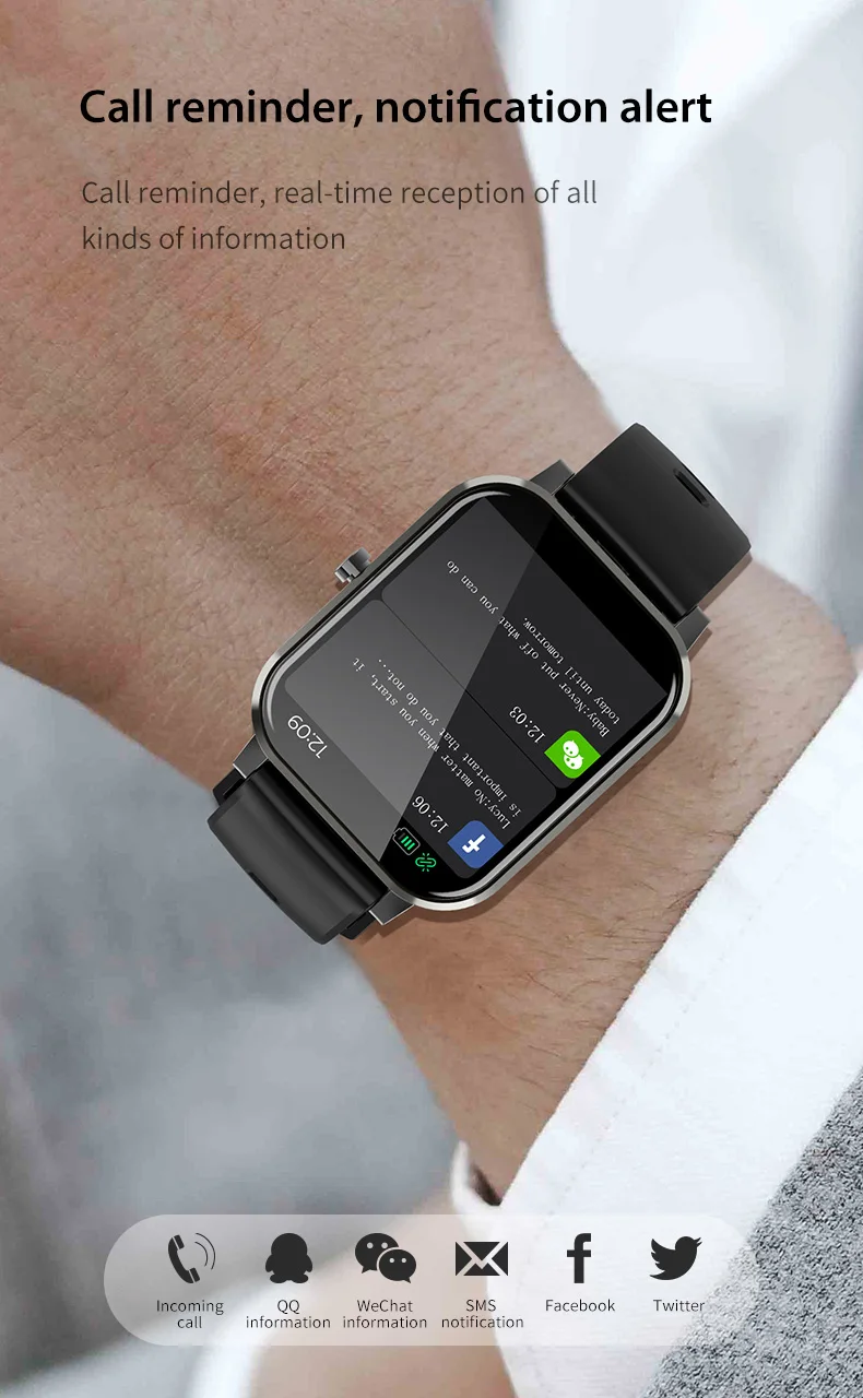 Newest NS37 Smart Watch Hot Selling Call Remider IP67 Waterproof Blood Oxygen Blood pressure Smartwatches