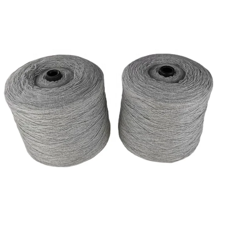 Manufacturer Supplier China Cheap 16s/2 Bulking  60 %Cotton  40^% Acrylic Color Spinning Gray Wool Yarn Acrylic Line Wool Yarn