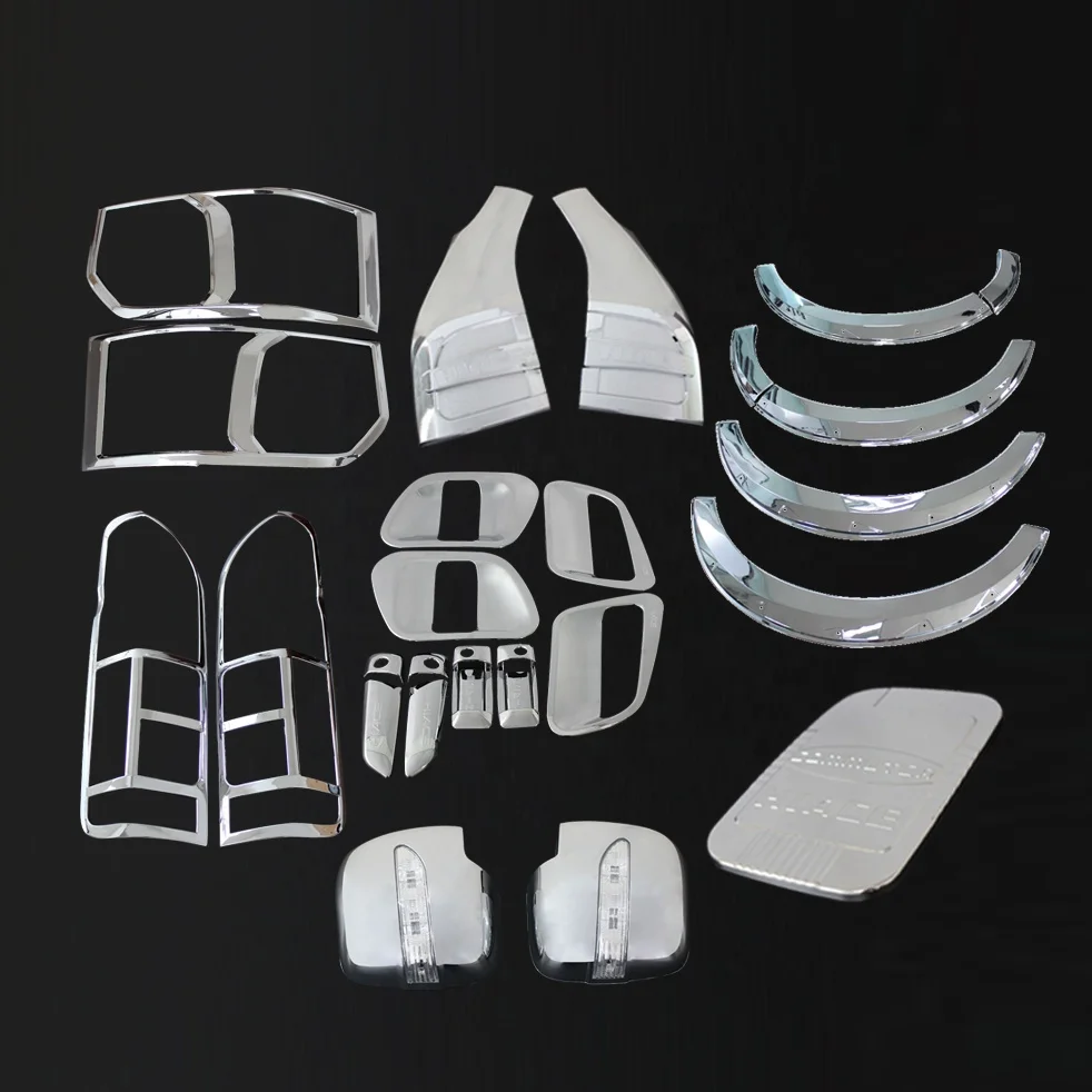 YCSUNZ Hot Sale Hiace 2016 Chrome Fender Flare Modified ABS Plastic Full Set Chrome kits Car Accessories