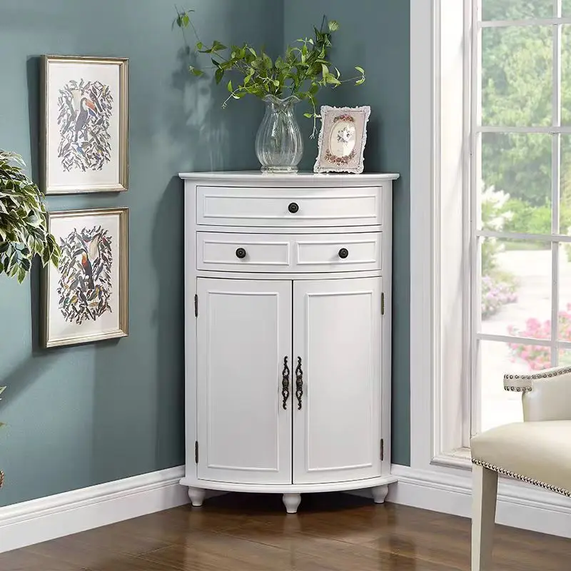 Newest Modern Design Corner Wood Cabinet Home Furniture