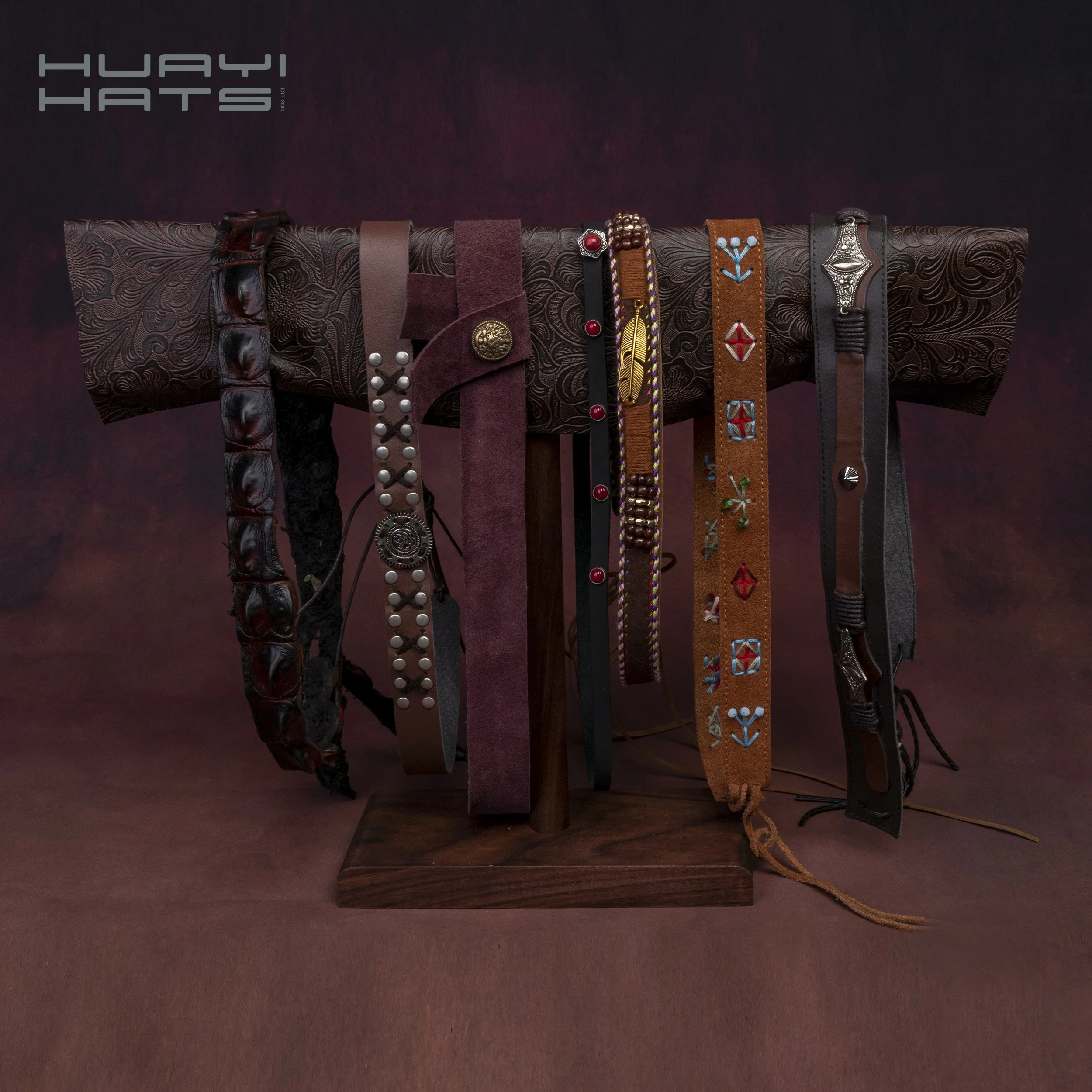 Huayi брендовые шляпные ленты для Fedoras fashoras