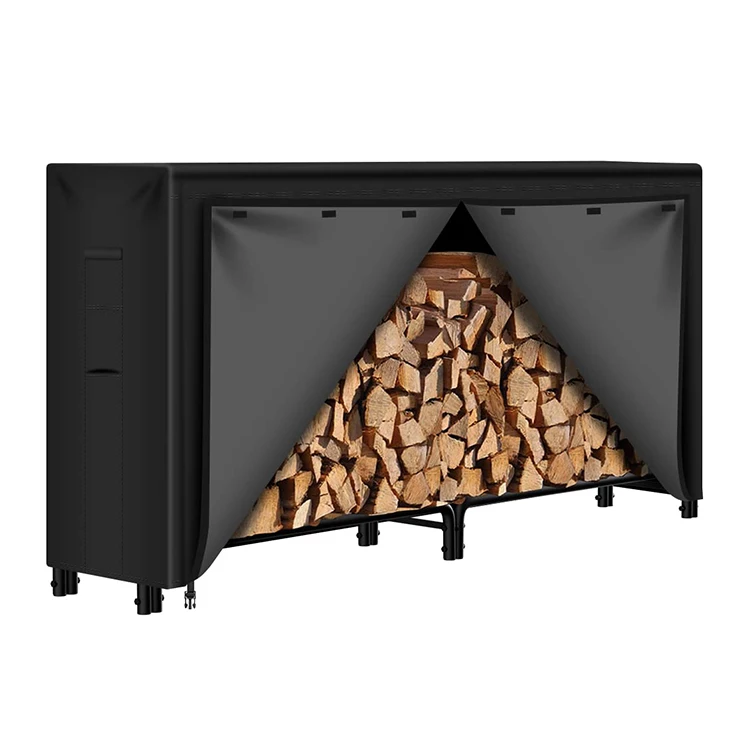 Wide Range of Application Patio Firewood Rack Snow Protector Log Rack Cover