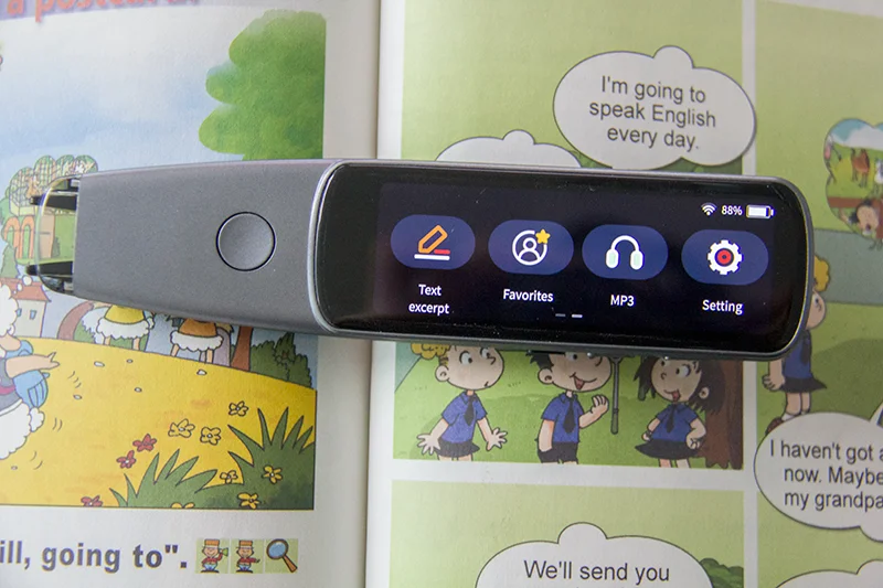 Christmas Education Gift Portable Scan Translation Pen OCR Dictionary Touch Read Pen for Dyslexia with Phonetic Translation