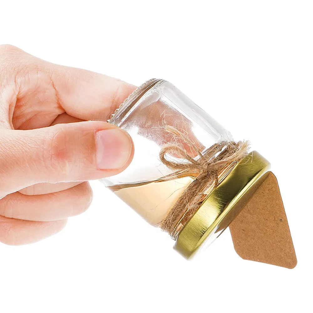 Empty clear mini 25ml 35ml 50ml 75ml 100ml jam jars bird nest packaging virgin coconut oil bottle small glass jar for honey