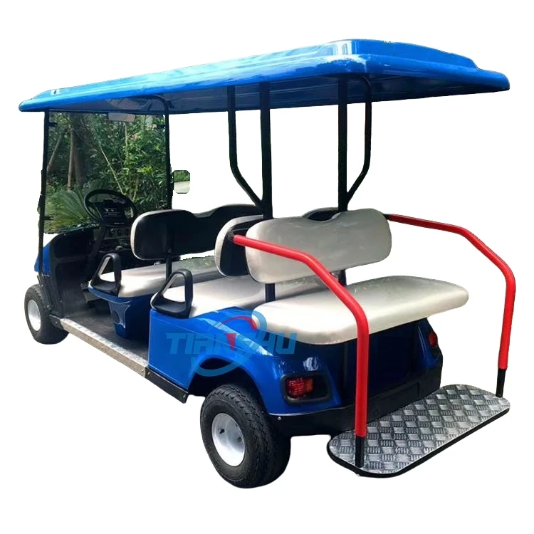 2024 New 6 Seater Gas Power Off Road Buggy for Sale Luxury 48V Go Kart Electric Golf Cart gas golf buggy