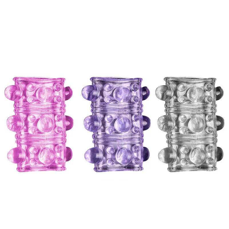 L012/Wholesale Male sex toys Crystal Penis Ring,soft rubber male cock penis sleeve