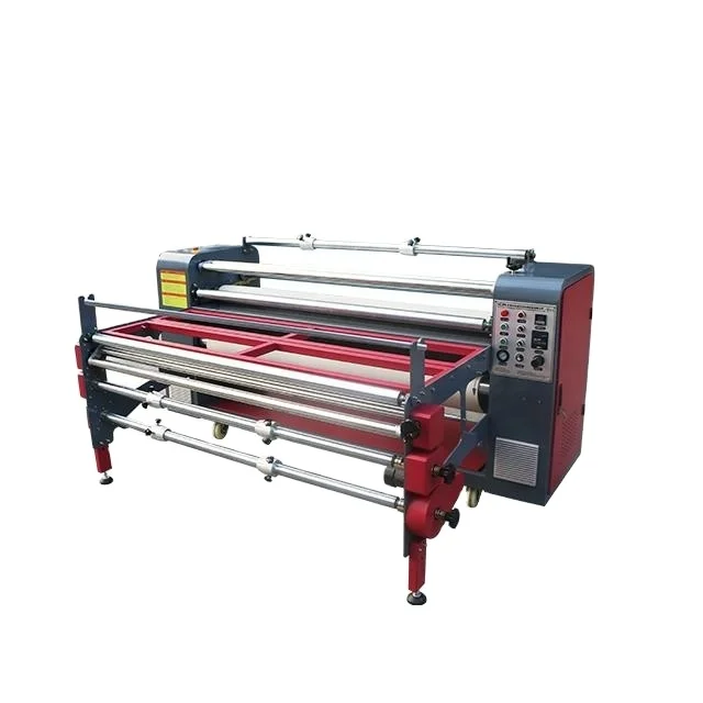 roller heat press with automatical conveyor table