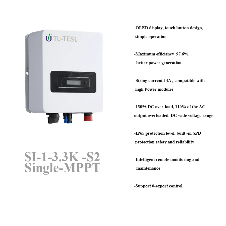 3Kva 2Kw Cheap China Wholesale Three Phase Solar On Grid Grid-Tie Inverter