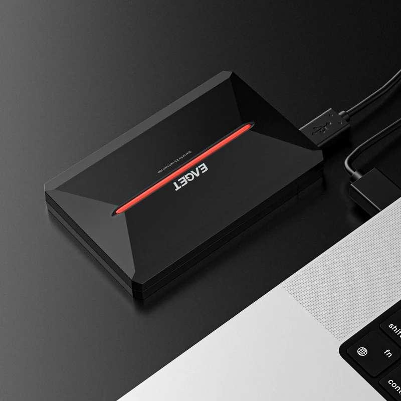 EAGET 2.5inch 3.0 Micro-USB to USB-A HDD Enclosure Hard Drive Box Case