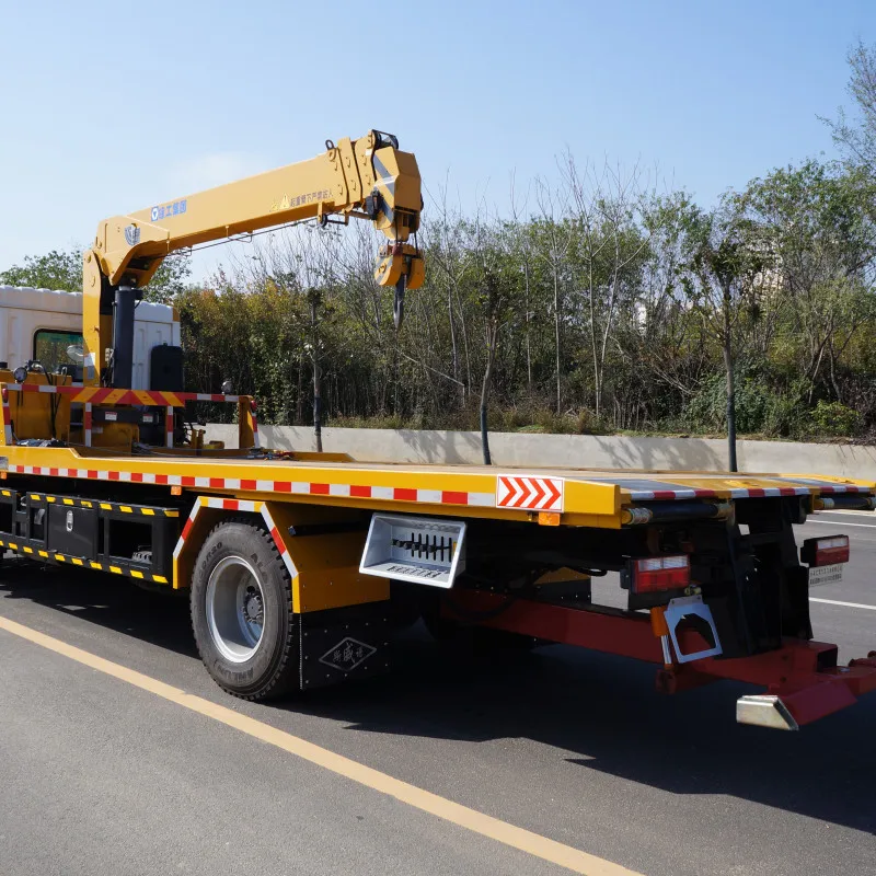 China brand new tow truck wrecker flatbed wrecker 5 ton wrecker towing truck