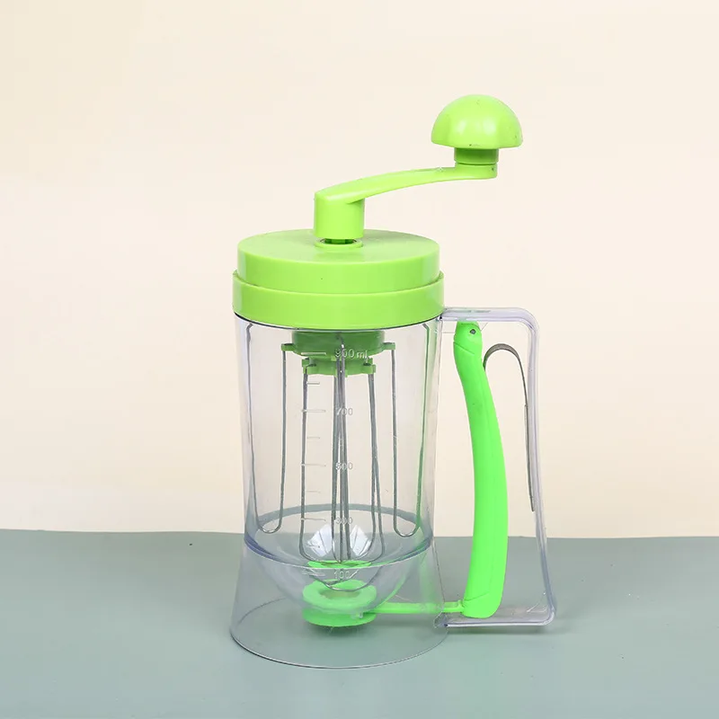YXHT 800ml Handheld Squeeze Crepe Waffle Label Perfect Baking Tools Mixer Separator Cupcake Pancake Batter Dispenser