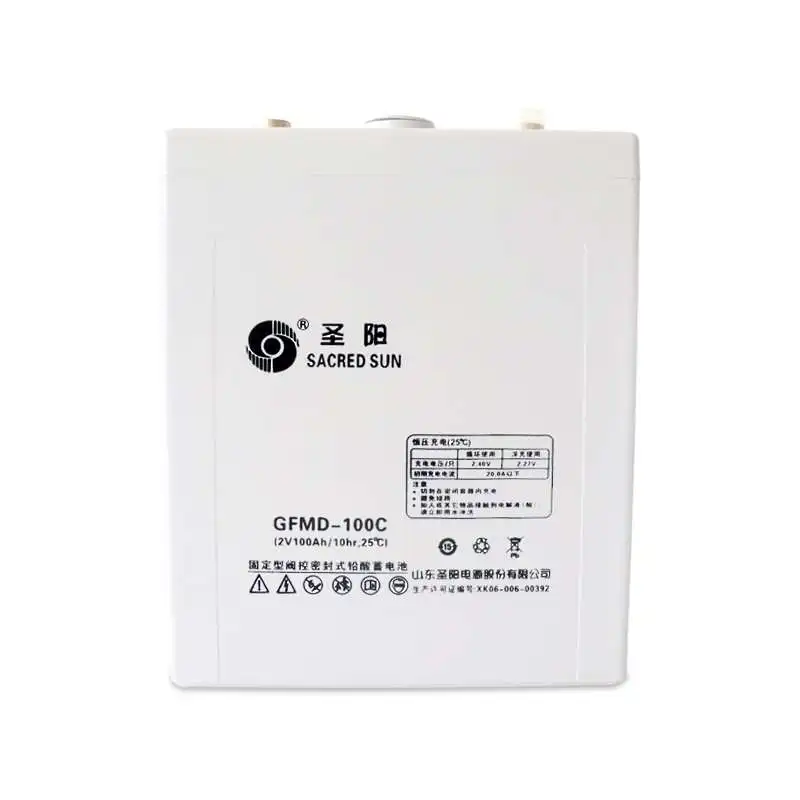 Sacred Sun Battery 2V GFMD-100C  AH Computer Room UPS EPS DC Screen Communication Energy Storage Endurance GFMD-100C