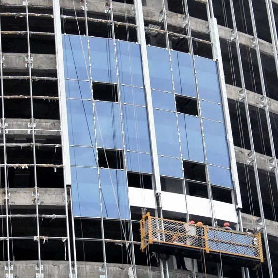 frameless tempered glass curtain wall from china manufacturer