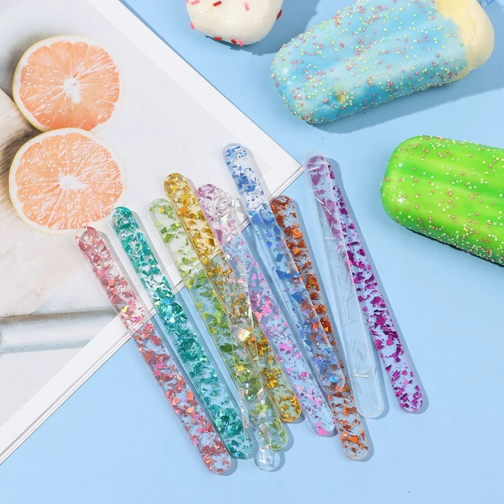 Free Shipping Summer Popsicle Stick , Colored 50 Pieces Ice cream Stick ,DIY Ice Cream Cake Tools