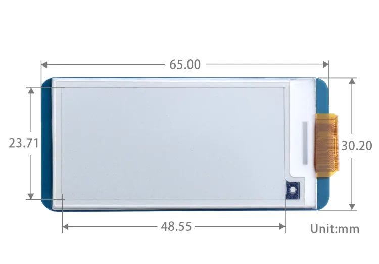 WS 250x122 2.13inch E-Ink raw display SPI, e-paper black/white two colors compatible Raspberry Pi/Arduino/STM32